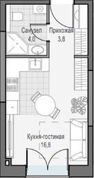 Apartment Sale, 25.2 sq. m. at Dostizhenie, Akademika Korolyova Street, 21, Moscow, Russia #3