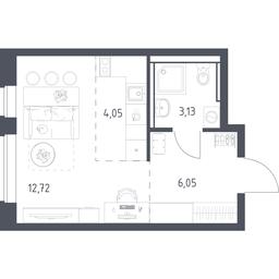 Apartment Sale, 25.95平方米 at Egorovo Park, 1-y kvartal, posyolok Zhilino-1, Lubertsy City District, Moscow Region, Russia #4