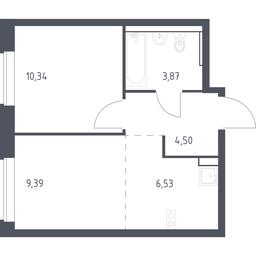 Apartment Sale, 34.63 sq. m. at Egorovo Park, 1-y kvartal, posyolok Zhilino-1, Lubertsy City District, Moscow Region, Russia #2 Apartment Sale, 34.63 sq. m. at Egorovo Park, 1-y kvartal, posyolok Zhilino-1, Lubertsy City District, Moscow Region, Russia #2
