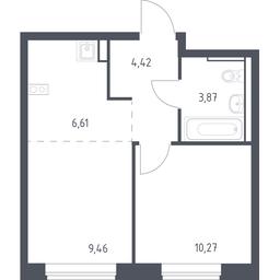 Продажа квартиры, 34,63 м² в ЖК «Егорово Парк», 1-й квартал, посёлок Жилино-1, городской округ Люберцы, Московская область, Россия #3 Продажа квартиры, 34,63 м² в ЖК «Егорово Парк», 1-й квартал, посёлок Жилино-1, городской округ Люберцы, Московская область, Россия #3