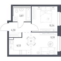 Apartment Sale, 34.63平方米 at Egorovo Park, 1-y kvartal, posyolok Zhilino-1, Lubertsy City District, Moscow Region, Russia #4