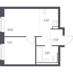 Apartment Sale, 31.95 sq. m. at Egorovo Park, 1-y kvartal, posyolok Zhilino-1, Lubertsy City District, Moscow Region, Russia #2 Apartment Sale, 31.95 sq. m. at Egorovo Park, 1-y kvartal, posyolok Zhilino-1, Lubertsy City District, Moscow Region, Russia #2