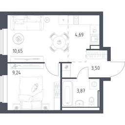 Apartment Sale, 31.95 sq. m. at Egorovo Park, 1-y kvartal, posyolok Zhilino-1, Lubertsy City District, Moscow Region, Russia #3 Apartment Sale, 31.95 sq. m. at Egorovo Park, 1-y kvartal, posyolok Zhilino-1, Lubertsy City District, Moscow Region, Russia #3