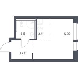 Apartment Sale, 22.28 sq. m. at Egorovo Park, 1-y kvartal, posyolok Zhilino-1, Lubertsy City District, Moscow Region, Russia #2 Apartment Sale, 22.28 sq. m. at Egorovo Park, 1-y kvartal, posyolok Zhilino-1, Lubertsy City District, Moscow Region, Russia #2