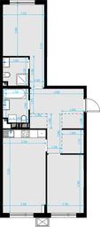 2-BD Apartment Sale, 71.5平方米 at Malevich, Otradnaya Street, 8, Moscow, Russia #4