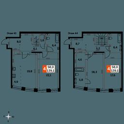 4-BD Apartment Sale, 139.1平方米 at Sydney City, Shenogina Street, 2, Moscow, Russia #2 4-BD Apartment Sale, 139.1平方米 at Sydney City, Shenogina Street, 2, Moscow, Russia #2