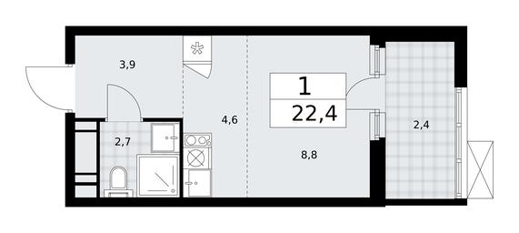 Apartment Sale, 22.4 sq. m. at Skandinaviya, Skandinaviya Residential Complex, Sosenskoye Settlement, Moscow, Russia #2 Apartment Sale, 22.4 sq. m. at Skandinaviya, Skandinaviya Residential Complex, Sosenskoye Settlement, Moscow, Russia #2