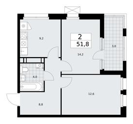 1-BD Apartment Sale, 51.8 sq. m. at Skandinaviya, Skandinaviya Residential Complex, Sosenskoye Settlement, Moscow, Russia #2 1-BD Apartment Sale, 51.8 sq. m. at Skandinaviya, Skandinaviya Residential Complex, Sosenskoye Settlement, Moscow, Russia #2