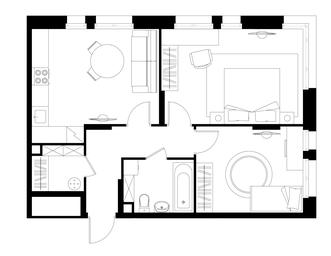 2-BD Apartment Sale, 60.2平方米 at Peredelkino Blizhnee, Korneya Chukovskogo Street, 1, Vnukovskoye Settlement, Moscow, Russia #4