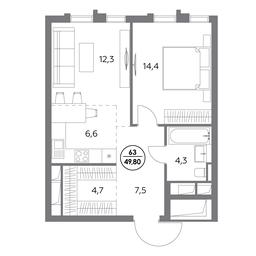 Продажа 2-комн. квартиры, 49,8 м² в ЖК «Дом56», улица Фридриха Энгельса, 56с1, Москва, Россия #4