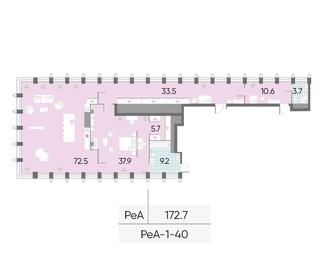 1-BD Apartment Sale, 172.7 sq. m. at Zilart, Rodchenko Street, 1, Moscow, Russia #3