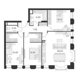3-BD Apartment Sale, 91.99 sq. m. at Aura Belorusskaya, 1st Yamskogo Polya Street, 28с3, Moscow, Russia #3 3-BD Apartment Sale, 91.99 sq. m. at Aura Belorusskaya, 1st Yamskogo Polya Street, 28с3, Moscow, Russia #3