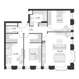 3-BD Apartment Sale, 91.99平方米 at Aura Belorusskaya, 1st Yamskogo Polya Street, 28с3, Moscow, Russia #3 3-BD Apartment Sale, 91.99平方米 at Aura Belorusskaya, 1st Yamskogo Polya Street, 28с3, Moscow, Russia #3