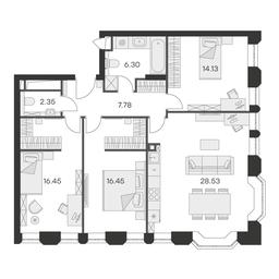 3-BD Apartment Sale, 91.1 sq. m. at Aura Belorusskaya, 1st Yamskogo Polya Street, 28с3, Moscow, Russia #3 3-BD Apartment Sale, 91.1 sq. m. at Aura Belorusskaya, 1st Yamskogo Polya Street, 28с3, Moscow, Russia #3