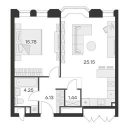 1-BD Apartment Sale, 52.9 sq. m. at Aura Belorusskaya, 1st Yamskogo Polya Street, 28с3, Moscow, Russia #3 1-BD Apartment Sale, 52.9 sq. m. at Aura Belorusskaya, 1st Yamskogo Polya Street, 28с3, Moscow, Russia #3