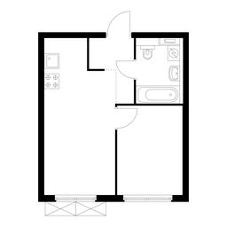 1-BD Apartment Sale, 33.1 sq. m. at Holland Park, Volokolamskoye Highway, 71/13к1, Moscow, Russia #2 1-BD Apartment Sale, 33.1 sq. m. at Holland Park, Volokolamskoye Highway, 71/13к1, Moscow, Russia #2