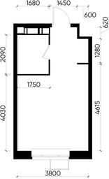 Apartment Sale, 23.68 sq. m. at Novograd Pavlino, Kosinskoye shosse, 2, Novoye Pavlino Microdistrict, Balashikha, Moscow Region, Russia #3