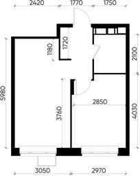 2-BD Apartment Sale, 37.03 sq. m. at Novograd Pavlino, Kosinskoye shosse, 2, Novoye Pavlino Microdistrict, Balashikha, Moscow Region, Russia #3 2-BD Apartment Sale, 37.03 sq. m. at Novograd Pavlino, Kosinskoye shosse, 2, Novoye Pavlino Microdistrict, Balashikha, Moscow Region, Russia #3