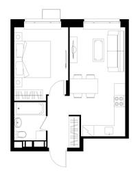 2-BD Apartment Sale, 37.04平方米 at Novograd Pavlino, Kosinskoye shosse, 2, Novoye Pavlino Microdistrict, Balashikha, Moscow Region, Russia #2 2-BD Apartment Sale, 37.04平方米 at Novograd Pavlino, Kosinskoye shosse, 2, Novoye Pavlino Microdistrict, Balashikha, Moscow Region, Russia #2