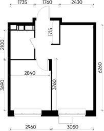 Продажа 2-комн. квартиры, 37,12 м² в ЖК «Новоград Павлино», Косинское шоссе, 2, микрорайон Новое Павлино, Балашиха, Московская область, Россия #3 Продажа 2-комн. квартиры, 37,12 м² в ЖК «Новоград Павлино», Косинское шоссе, 2, микрорайон Новое Павлино, Балашиха, Московская область, Россия #3