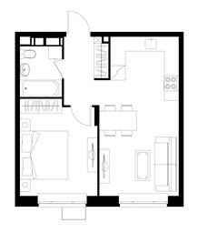 2-BD Apartment Sale, 41.72平方米 at Novograd Pavlino, Kosinskoye shosse, 2, Novoye Pavlino Microdistrict, Balashikha, Moscow Region, Russia #2 2-BD Apartment Sale, 41.72平方米 at Novograd Pavlino, Kosinskoye shosse, 2, Novoye Pavlino Microdistrict, Balashikha, Moscow Region, Russia #2