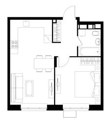 2-BD Apartment Sale, 43.76 sq. m. at Novograd Pavlino, Kosinskoye shosse, 2, Novoye Pavlino Microdistrict, Balashikha, Moscow Region, Russia #2 2-BD Apartment Sale, 43.76 sq. m. at Novograd Pavlino, Kosinskoye shosse, 2, Novoye Pavlino Microdistrict, Balashikha, Moscow Region, Russia #2