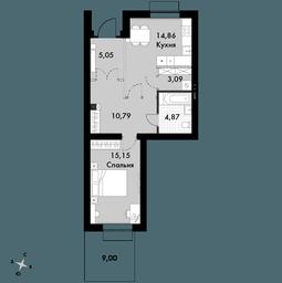 2-BD Apartment Sale, 55.3 sq. m. at Zhavoronki Club, zhiloy kompleks Akkord Smart-kvartal, Mitkino Village, Odintsovskiy City District, Moscow Region, Russia #3 2-BD Apartment Sale, 55.3 sq. m. at Zhavoronki Club, zhiloy kompleks Akkord Smart-kvartal, Mitkino Village, Odintsovskiy City District, Moscow Region, Russia #3