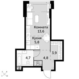 Apartment Sale, 32.8 sq. m. at Rotterdam, Varshavskoye Highway, 37Ак1с2, Moscow, Russia #2 Apartment Sale, 32.8 sq. m. at Rotterdam, Varshavskoye Highway, 37Ак1с2, Moscow, Russia #2