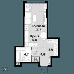 Apartment Sale, 32.8 sq. m. at Rotterdam, Varshavskoye Highway, 37Ак1с2, Moscow, Russia #3 Apartment Sale, 32.8 sq. m. at Rotterdam, Varshavskoye Highway, 37Ак1с2, Moscow, Russia #3