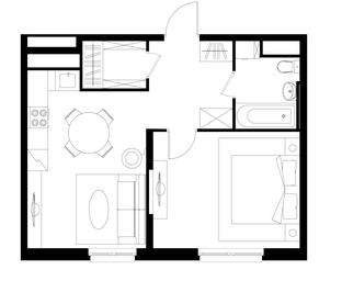 Apartment Sale, 45.4 sq. m. at Pervyi Moskovskiy, ulitsa Bianki, 1, Moskovskiy, Moscow, Russia #4