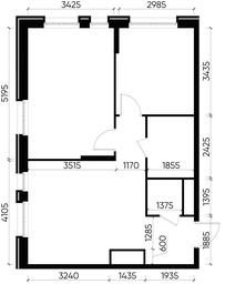 2-BD Apartment Sale, 58.5 sq. m. at Pervyi Moskovskiy, ulitsa Bianki, 1, Moskovskiy, Moscow, Russia #3 2-BD Apartment Sale, 58.5 sq. m. at Pervyi Moskovskiy, ulitsa Bianki, 1, Moskovskiy, Moscow, Russia #3