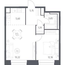Apartment Sale, 47 sq. m. at Vereiskaya 41, Vereyskaya Street, 41, Moscow, Russia #4