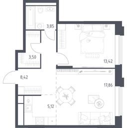 Apartment Sale, 52.17 sq. m. at Vereiskaya 41, Vereyskaya Street, 41, Moscow, Russia #3 Apartment Sale, 52.17 sq. m. at Vereiskaya 41, Vereyskaya Street, 41, Moscow, Russia #3