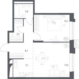 Apartment Sale, 52.17 sq. m. at Vereiskaya 41, Vereyskaya Street, 41, Moscow, Russia #2 Apartment Sale, 52.17 sq. m. at Vereiskaya 41, Vereyskaya Street, 41, Moscow, Russia #2