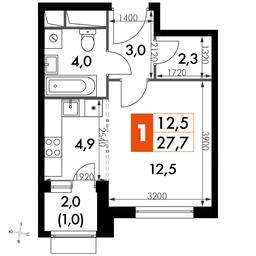 Apartment Sale, 27.7平方米 at Rimskiy, Rimskiy proyezd, 1, Settlement of Razvilka, Leninskiy City District, Moscow Region, Russia #2 Apartment Sale, 27.7平方米 at Rimskiy, Rimskiy proyezd, 1, Settlement of Razvilka, Leninskiy City District, Moscow Region, Russia #2