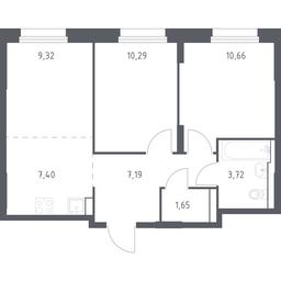 1-BD Apartment Sale, 50.23 sq. m. at Kvartal Strogino, zhiloy kompleks Kvartal Strogino, Krasnogorsk, Moscow Region, Russia #2 1-BD Apartment Sale, 50.23 sq. m. at Kvartal Strogino, zhiloy kompleks Kvartal Strogino, Krasnogorsk, Moscow Region, Russia #2
