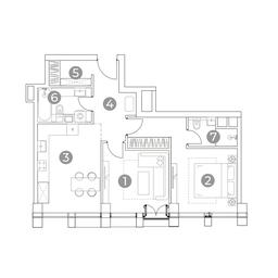 1-BD Apartment Sale, 62.5 sq. m. at Emotion, 2nd Silikatny Drive, 8, Moscow, Russia #3 1-BD Apartment Sale, 62.5 sq. m. at Emotion, 2nd Silikatny Drive, 8, Moscow, Russia #3