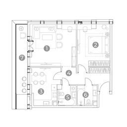 1-BD Apartment Sale, 73平方米 at Emotion, 2nd Silikatny Drive, 8, Moscow, Russia #2 1-BD Apartment Sale, 73平方米 at Emotion, 2nd Silikatny Drive, 8, Moscow, Russia #2