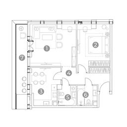 1-BD Apartment Sale, 73平方米 at Emotion, 2nd Silikatny Drive, 8, Moscow, Russia #3 1-BD Apartment Sale, 73平方米 at Emotion, 2nd Silikatny Drive, 8, Moscow, Russia #3