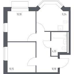 1-BD Apartment Sale, 41.85 sq. m. at Kvartal Domashnij, Donetskaya Street, 30с11, Moscow, Russia #2 1-BD Apartment Sale, 41.85 sq. m. at Kvartal Domashnij, Donetskaya Street, 30с11, Moscow, Russia #2