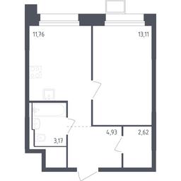 Apartment Sale, 36.3平方米 at Troparevo Park, Kiyevskoye shosse, 21-y kilometr, 3с4, Mosrentgen Settlement, Moscow, Russia #2 Apartment Sale, 36.3平方米 at Troparevo Park, Kiyevskoye shosse, 21-y kilometr, 3с4, Mosrentgen Settlement, Moscow, Russia #2