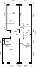3-BD Apartment Sale, 96.8 sq. m. at Rezidentsii Skolkovo, Kashtanovaya ulitsa, 1, rabochiy posyolok Zarechye, Odintsovskiy City District, Moscow Region, Russia #3