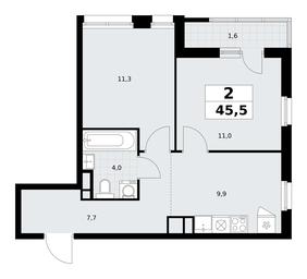 1-BD Apartment Sale, 45.5 sq. m. at Rodniye Kvartaly, Kvartal № 33, Marushkinskoye Settlement, Moscow, Russia #3 1-BD Apartment Sale, 45.5 sq. m. at Rodniye Kvartaly, Kvartal № 33, Marushkinskoye Settlement, Moscow, Russia #3