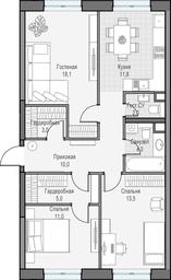 2-BD Apartment Sale, 79.8 sq. m. at Dostizhenie, Akademika Korolyova Street, 21, Moscow, Russia #2 2-BD Apartment Sale, 79.8 sq. m. at Dostizhenie, Akademika Korolyova Street, 21, Moscow, Russia #2
