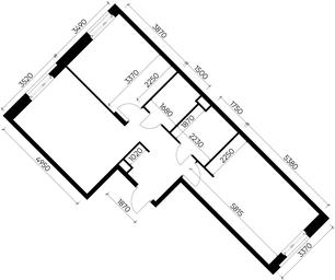 2-BD Apartment Sale, 66 sq. m. at Rezidentsii Skolkovo, Kashtanovaya ulitsa, 1, rabochiy posyolok Zarechye, Odintsovskiy City District, Moscow Region, Russia #3