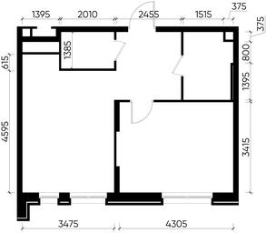 Apartment Sale, 45.9 sq. m. at Pervyi Moskovskiy, ulitsa Bianki, 1, Moskovskiy, Moscow, Russia #3 Apartment Sale, 45.9 sq. m. at Pervyi Moskovskiy, ulitsa Bianki, 1, Moskovskiy, Moscow, Russia #3