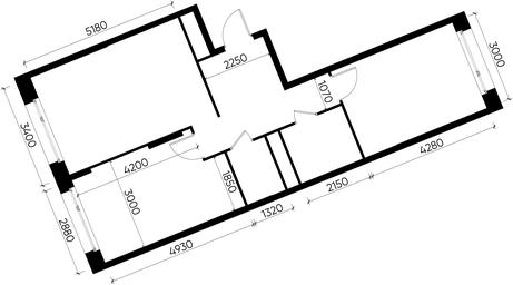2-BD Apartment Sale, 60.1 sq. m. at Peredelkino Blizhnee, Korneya Chukovskogo Street, 1, Vnukovskoye Settlement, Moscow, Russia #3 2-BD Apartment Sale, 60.1 sq. m. at Peredelkino Blizhnee, Korneya Chukovskogo Street, 1, Vnukovskoye Settlement, Moscow, Russia #3