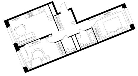 2-BD Apartment Sale, 60.1 sq. m. at Peredelkino Blizhnee, Korneya Chukovskogo Street, 1, Vnukovskoye Settlement, Moscow, Russia #2 2-BD Apartment Sale, 60.1 sq. m. at Peredelkino Blizhnee, Korneya Chukovskogo Street, 1, Vnukovskoye Settlement, Moscow, Russia #2