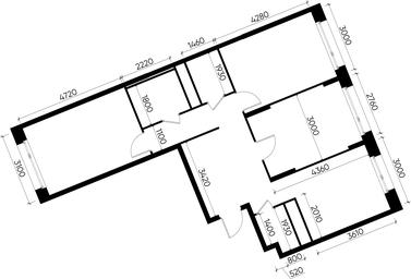 3-BD Apartment Sale, 76.2 sq. m. at Peredelkino Blizhnee, Korneya Chukovskogo Street, 1, Vnukovskoye Settlement, Moscow, Russia #3 3-BD Apartment Sale, 76.2 sq. m. at Peredelkino Blizhnee, Korneya Chukovskogo Street, 1, Vnukovskoye Settlement, Moscow, Russia #3
