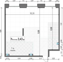 1-BD Apartment Sale, 106.2 sq. m. at Life Time, Sergeya Makeyeva Street, вл11/9с1-10, Moscow, Russia #3
